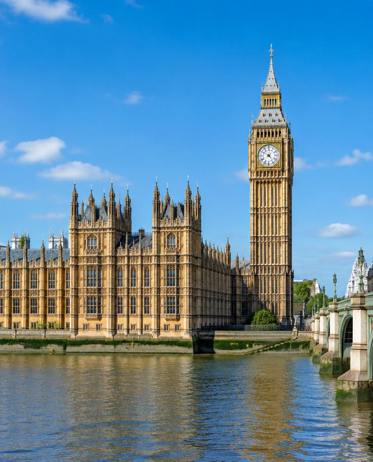 London skyline and landmarks